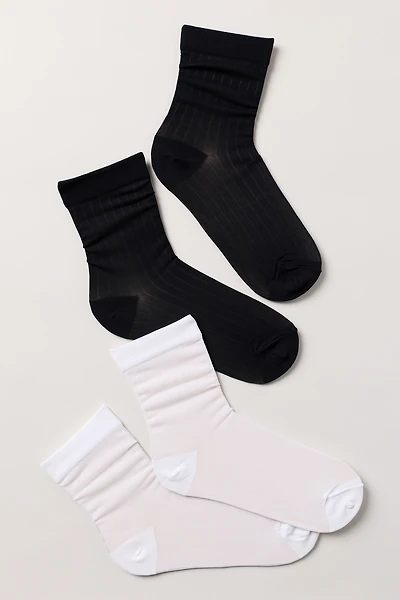 Opaque Socks, Set of 2