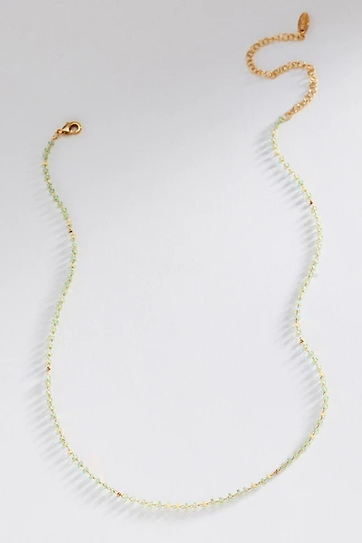 Multi-Color Delicate Beaded Necklace