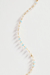 Multi-Color Delicate Beaded Necklace