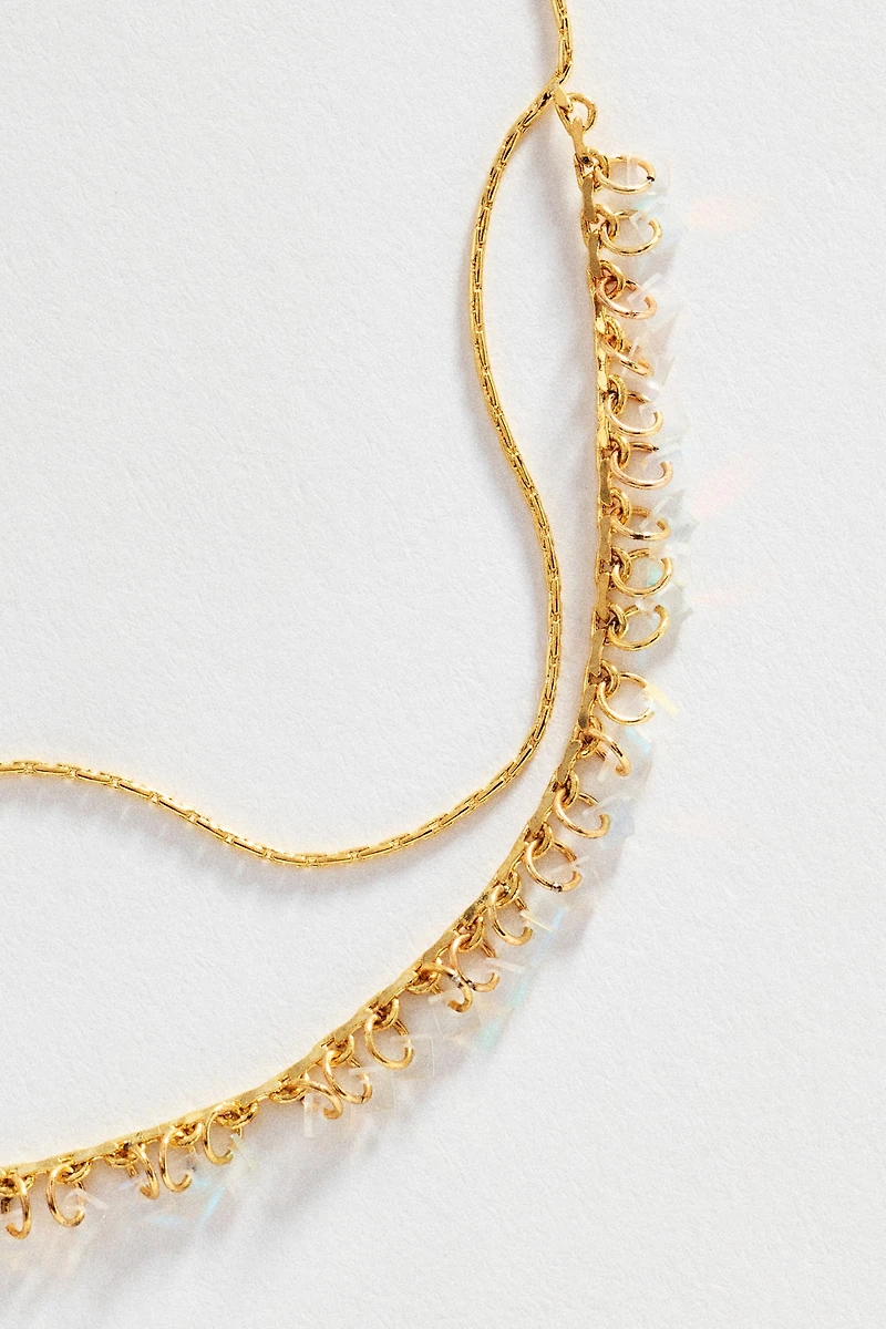Delicate Layered Beaded Necklace