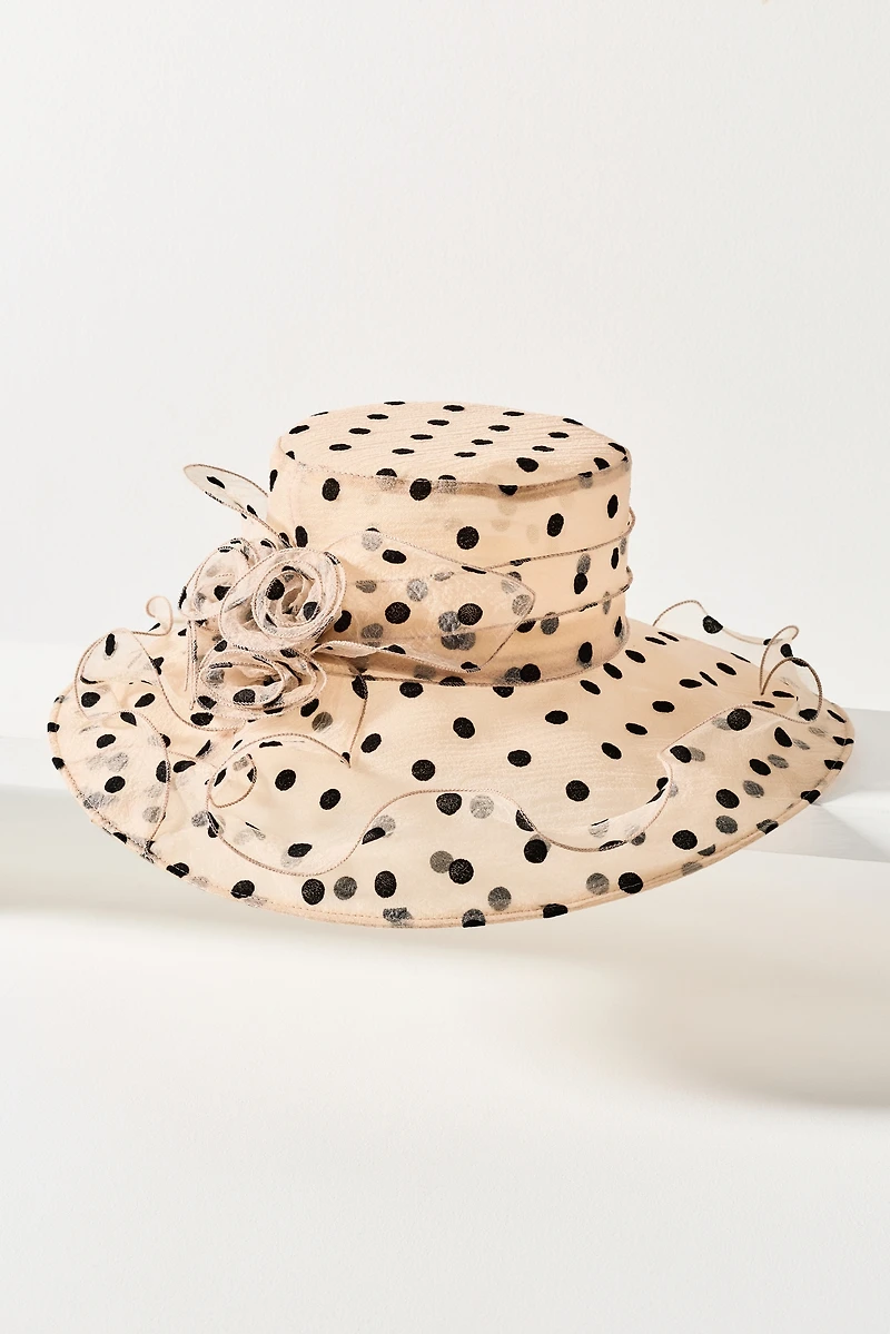 San Diego Hat Co. Polka Dot Boater