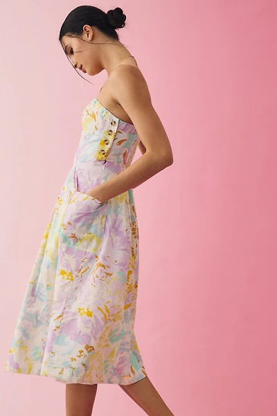 Maeve Sleeveless Sweetheart Corset A-Line Dress