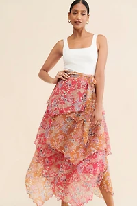 Let Me Be Bandafira Ruffle Skirt