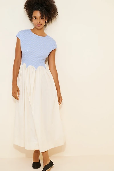 Never Fully Dressed Stripe Monika Maxi Dress