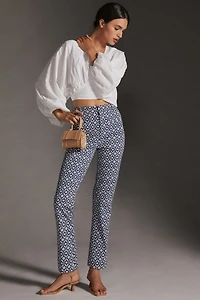 Maeve Essential High-Rise Kick-Flare Pants