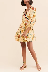 FARM Rio V-Neck Mermaid Mini Dress