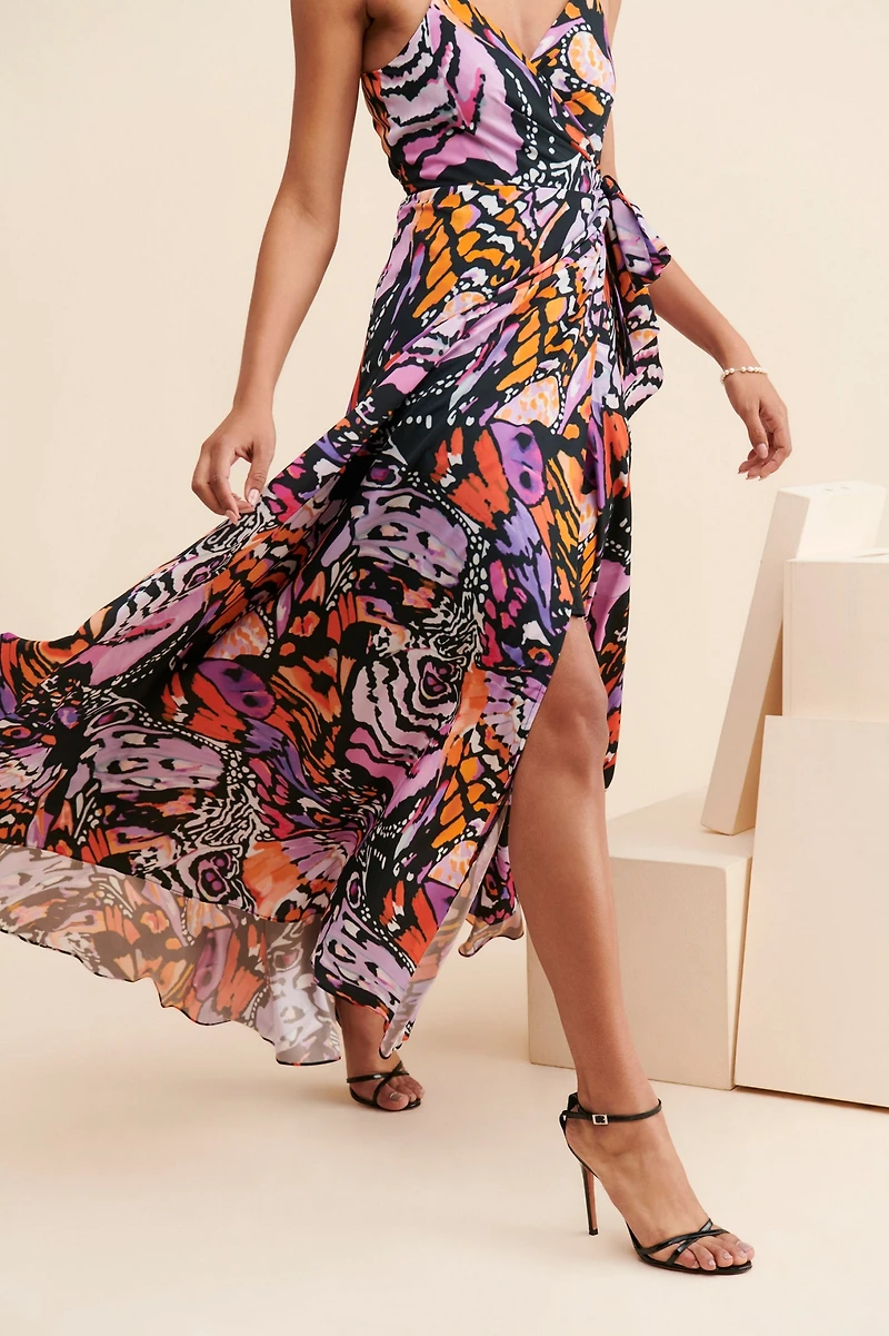 Hutch Butterfly Wrap Dress
