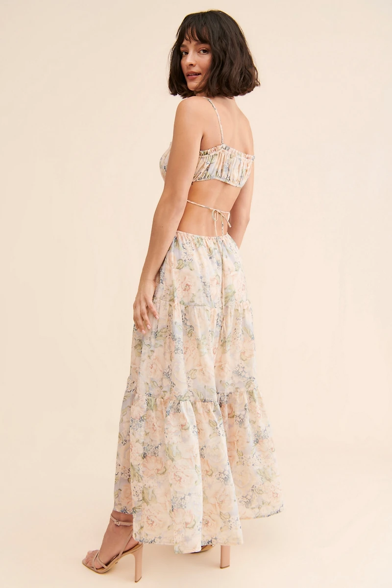 ASTR the Label Odina Cut Out Maxi Dress