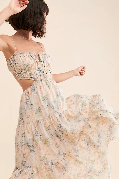 ASTR the Label Odina Cut Out Maxi Dress