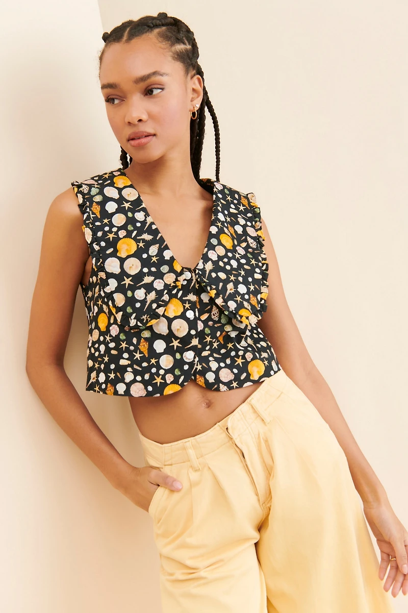 Rachel Antonoff Georgia Seashell Top