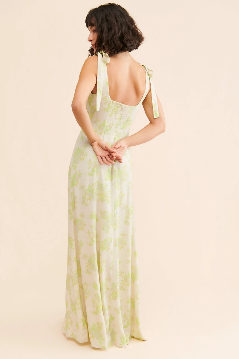 Awaylee Tie Strap Maxi Dress