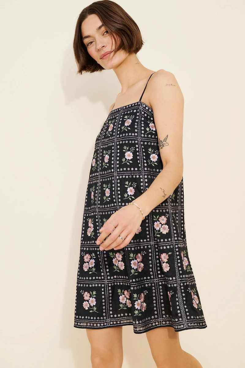 Kavita Bhartia Sleeveless Shift Mini Dress