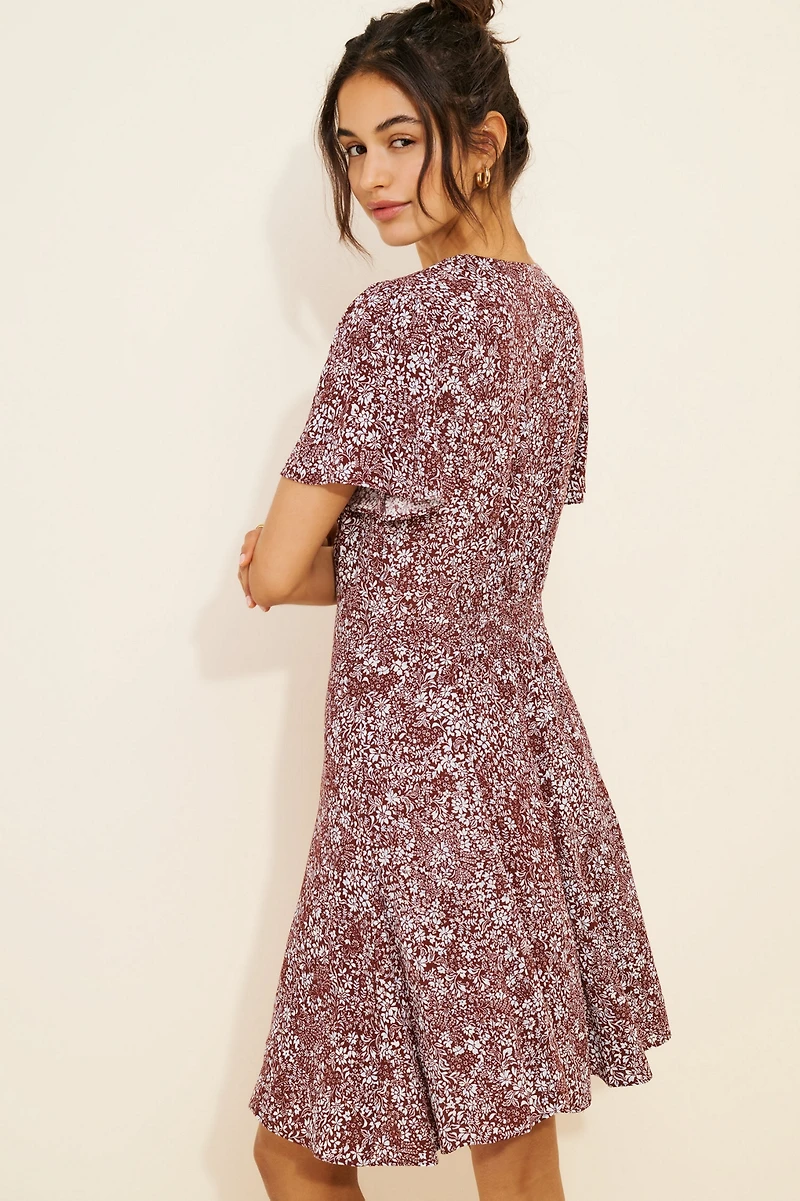 Madewell Modern Femme Short Sleeve Mini Dress
