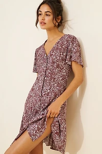 Madewell Modern Femme Short Sleeve Mini Dress