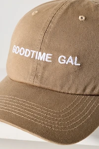 Intentionally Blank Goodtime Gal Baseball Cap