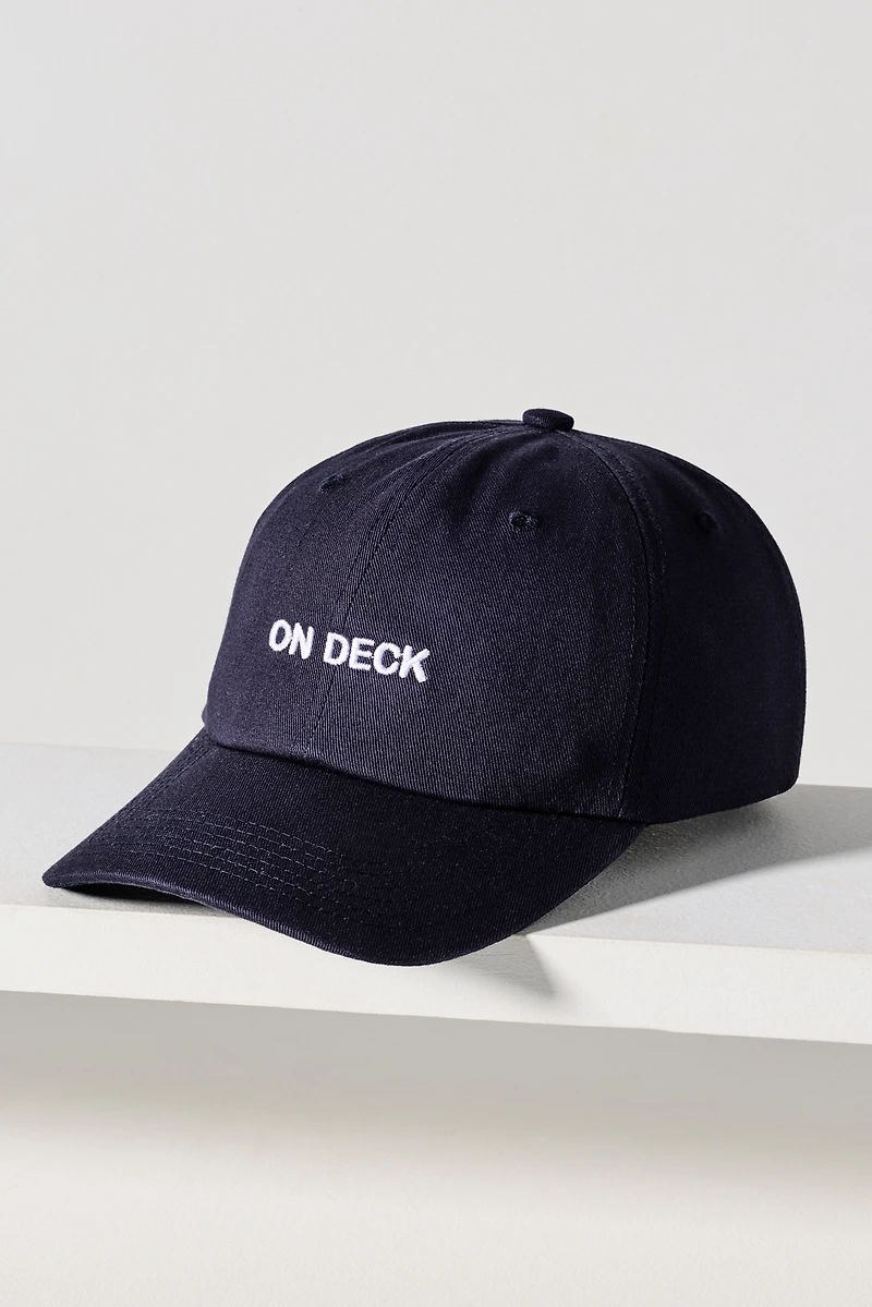 Intentionally Blank On Deck Baseball Cap