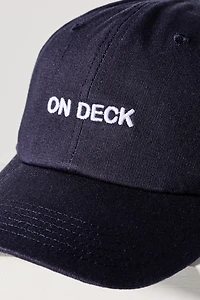 Intentionally Blank On Deck Baseball Cap
