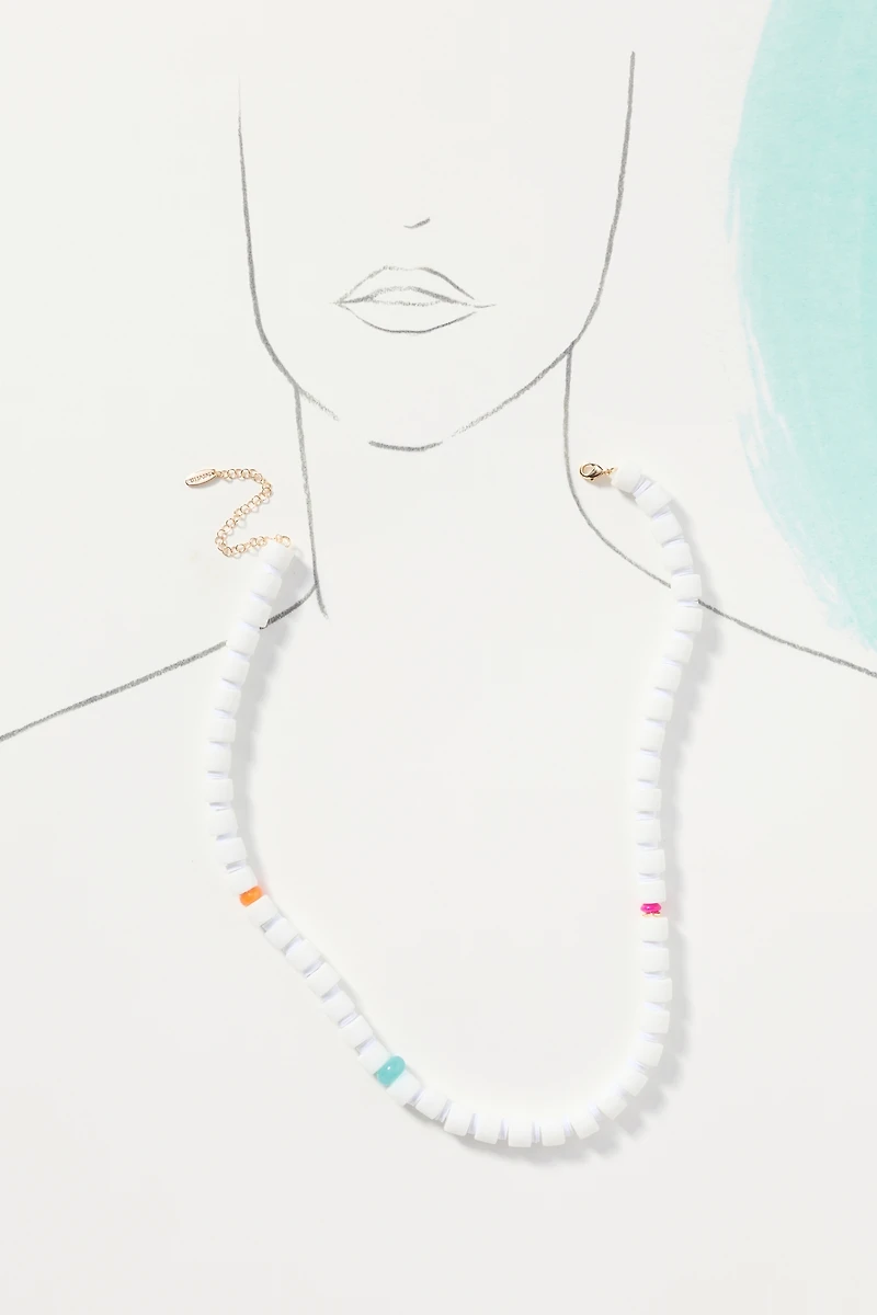 Neutral Beaded Necklace