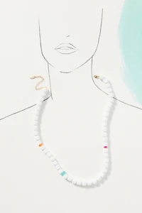 Neutral Beaded Necklace