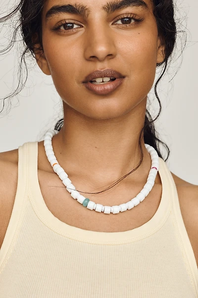 Neutral Beaded Necklace