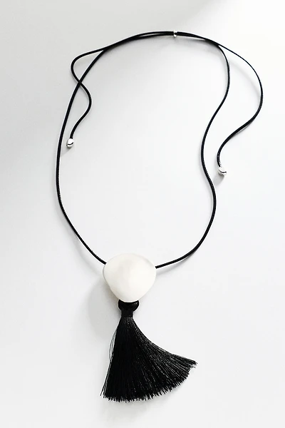 Metal Tassel Pendant Necklace