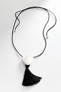 Metal Tassel Pendant Necklace