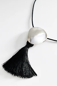 Metal Tassel Pendant Necklace