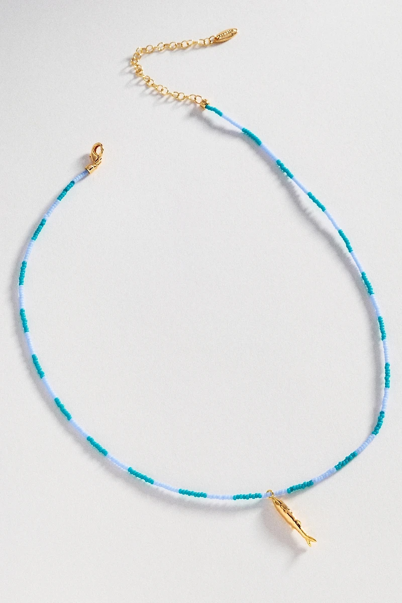 Small Icon Beaded Necklace
