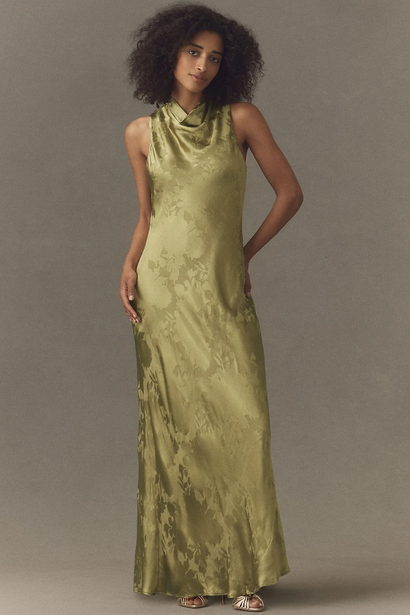 BHLDN High-Neck Slip Maxi Dress