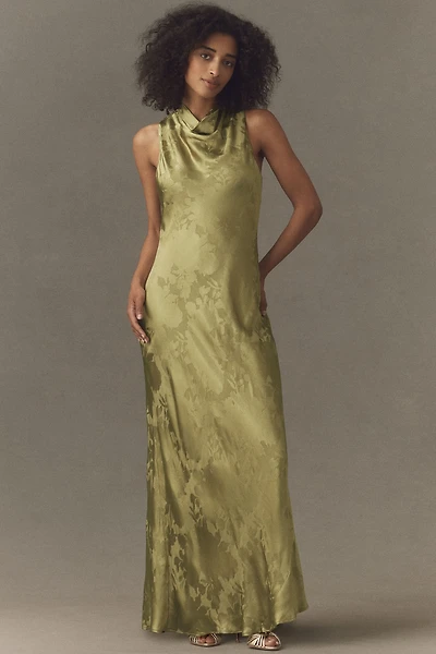BHLDN High-Neck Slip Maxi Dress