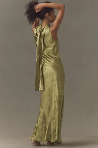 BHLDN High-Neck Slip Maxi Dress