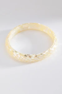 Shell Bangle Bracelet