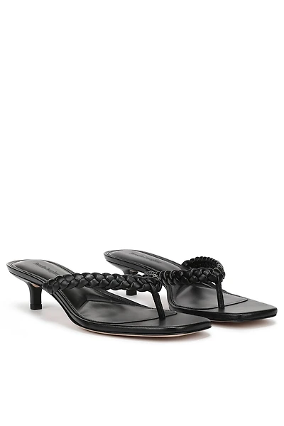 Favorite Daughter Sutton Braided Thong Kitten Heel Sandals
