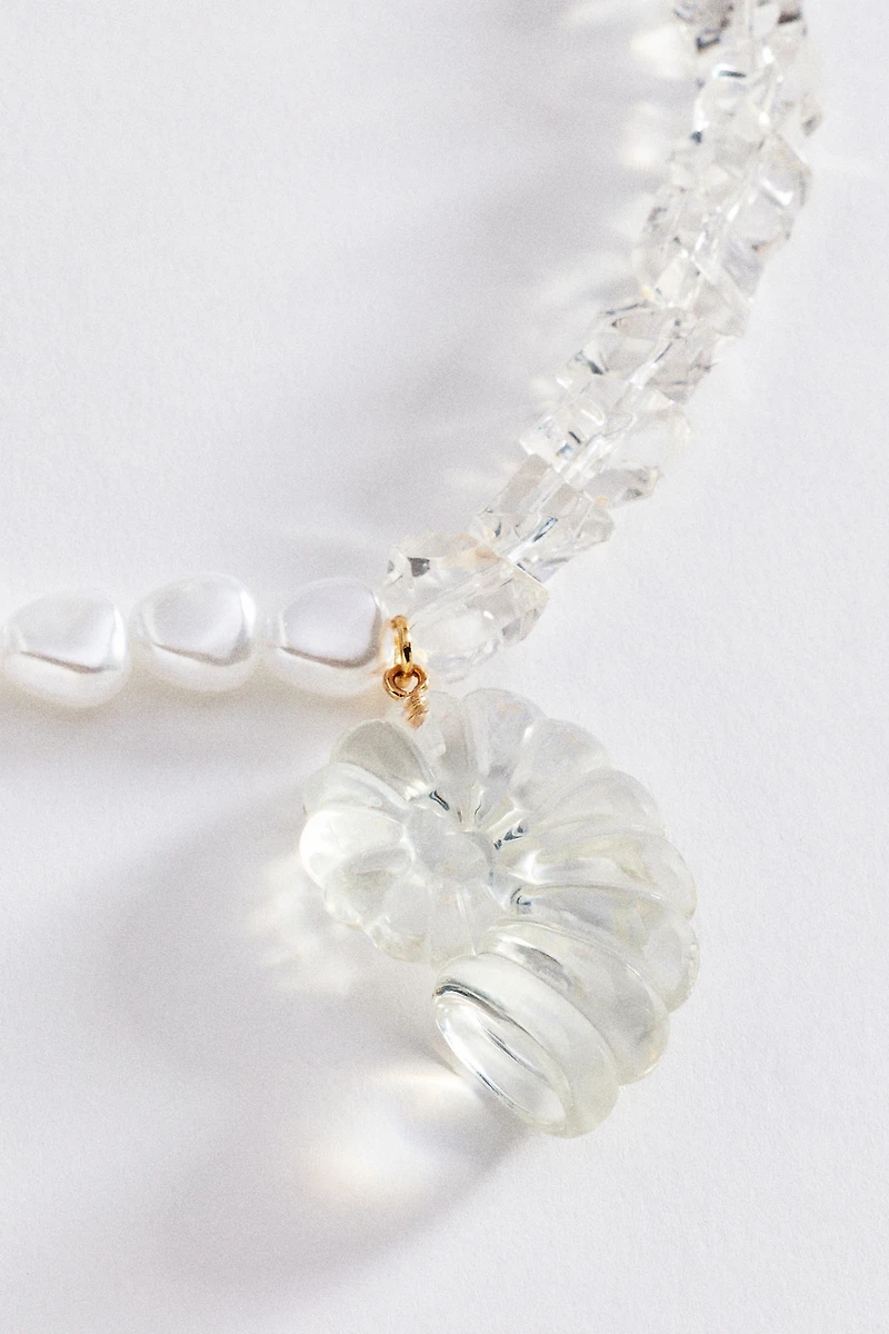 Summer Icon Pendant Beaded Necklace