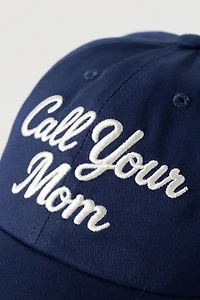 Worn/West Call Your Mom Baseball Cap