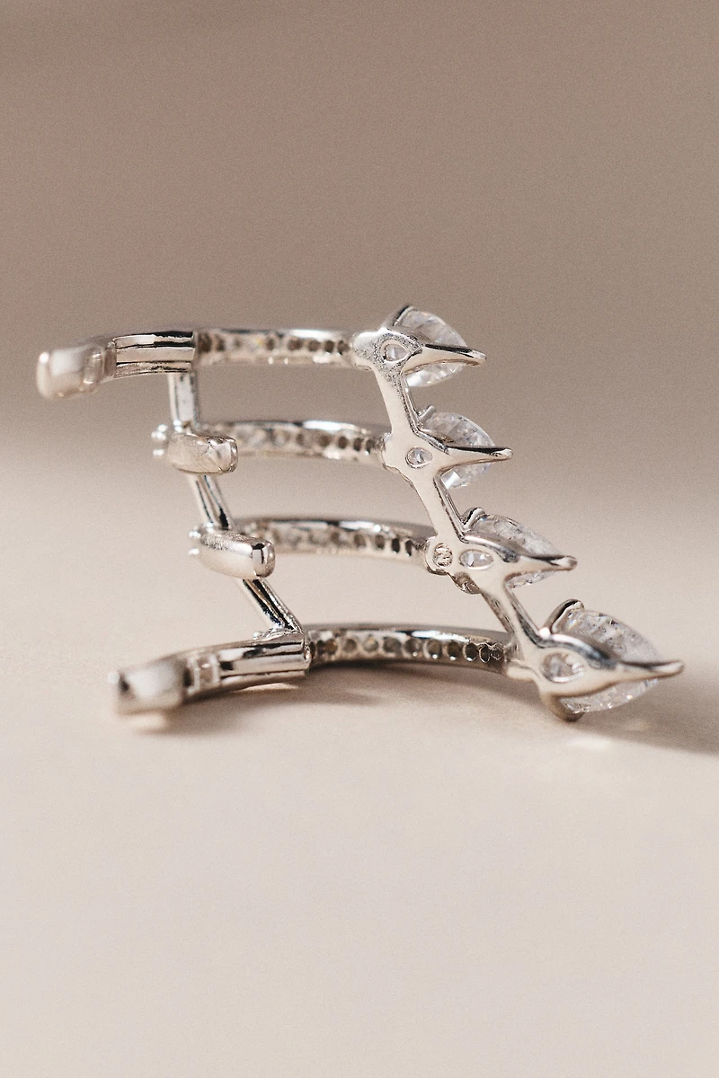 NADRI Bonne Année Multi Row Cuff Earrings