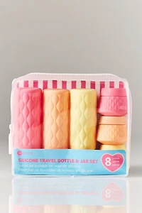Miamica So Jelly 8-Piece Silicone Bottle & Jar Set