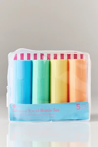 Miamica So Jelly 5-Piece Silicone Bottles Set
