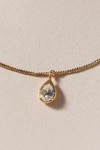 NADRI Sunny Bezel Pendant Necklace