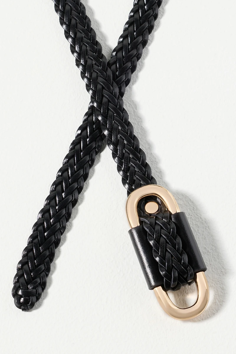 By Anthropologie Blake Skinny Woven Belt