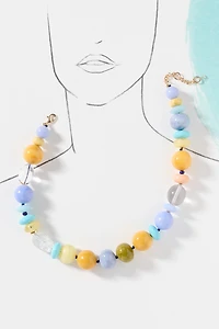 Chunky Beaded Mix Necklace