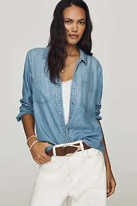 By Anthropologie Asymmetrical Low-Slung Belt