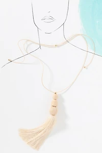 Large Tassel Pendant Necklace
