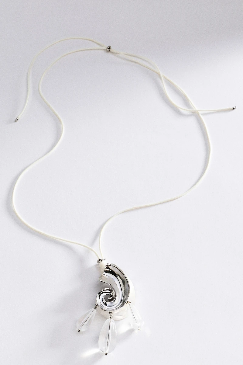 By Anthropologie Shell Pendant Necklace