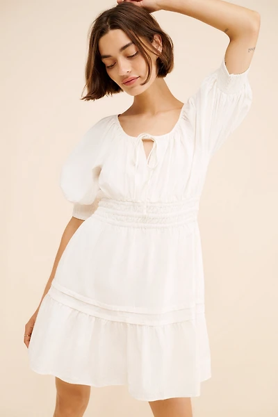 Puff Sleeve Somerset Mini Dress