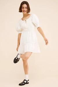 Puff Sleeve Somerset Mini Dress