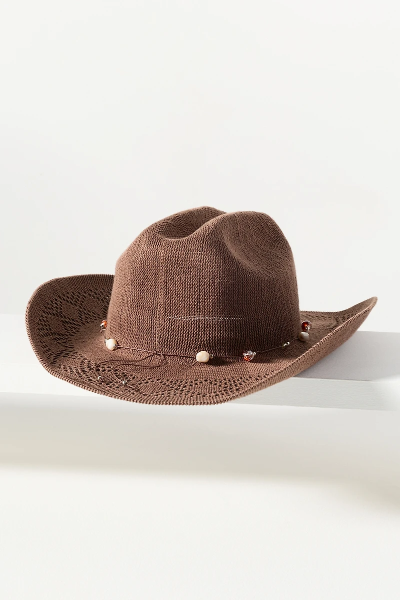 Wyeth Beaded Nubby Rancher Hat