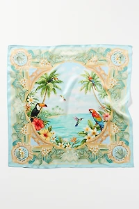Elegancia Tropical 100% Silk Island Bliss Scarf