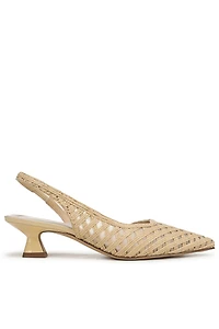 Sarto A-Devin Ponted-Toe Slingback Heels