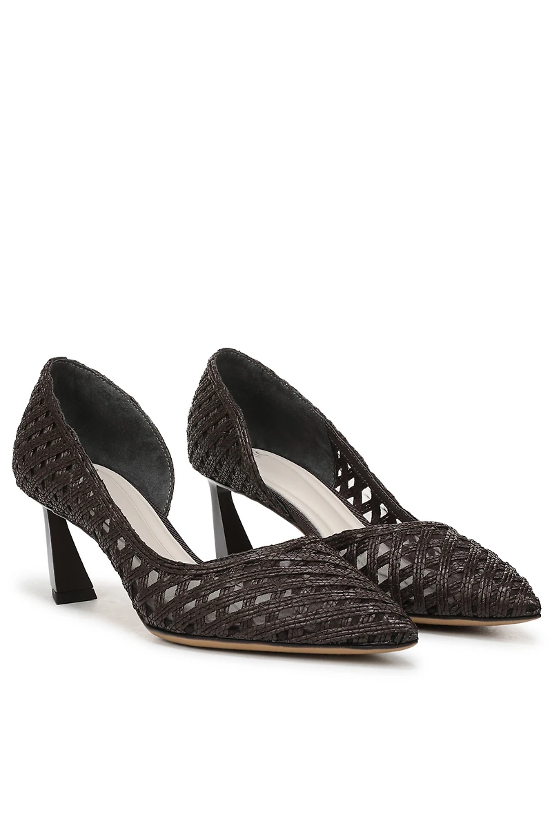 Sarto A-Tawny Ponted-Toe Heels